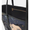 Loewe X Howl's Moving Castle Leather And Canvas Tote Bag