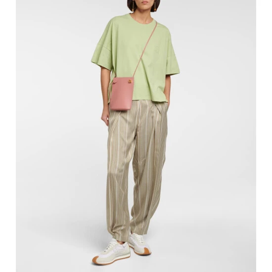 Loewe Anagram Leather Shoulder Bag - Image 4