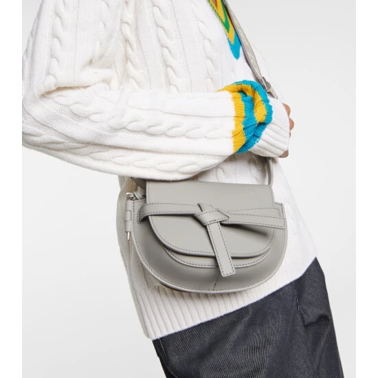 Loewe Gate Dual Mini Leather Shoulder Bag