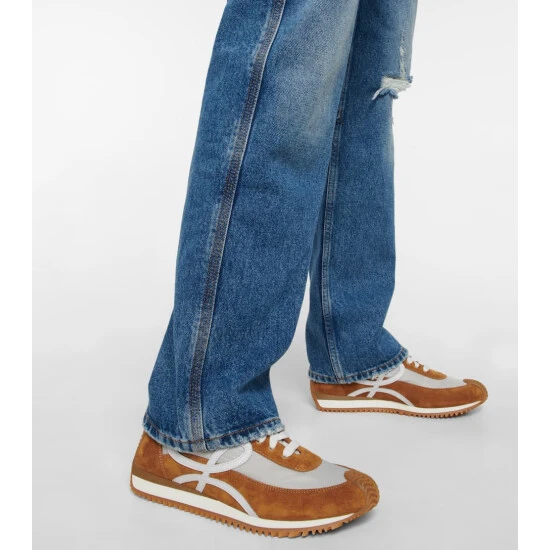 Loewe Flow Runner Leather Sneakers - Image 3