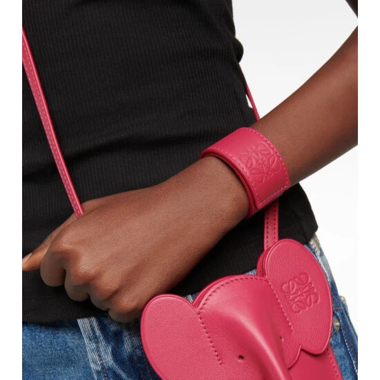 Loewe Anagram Leather Wrap Bracelet - Image 2