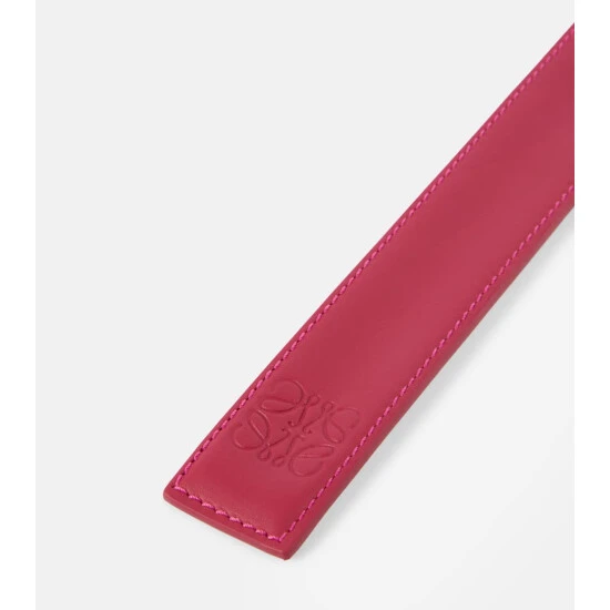 Loewe Anagram Leather Wrap Bracelet - Image 3