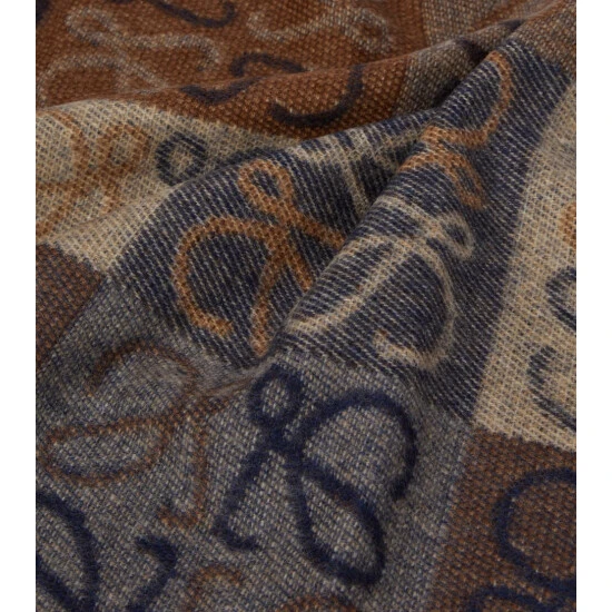Loewe Anagram Intarsia Wool-blend Scarf - Image 4