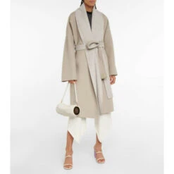 Loewe Anagram Jacquard Wool Coat