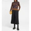 Loewe Embroidered Wool Culottes