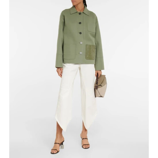 Loewe Anagram Wool And Cashmere Jacket