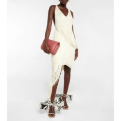 Loewe Metallic Bow Sandals