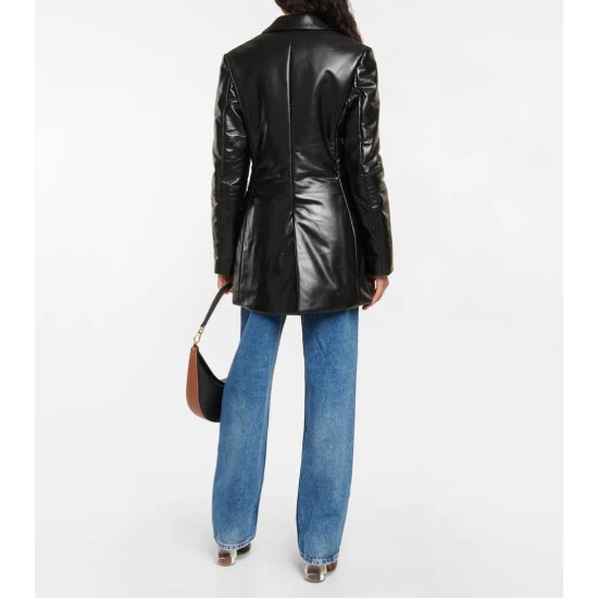 Loewe Single-breasted Leather Blazer - Image 2