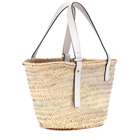 Loewe Medium Leather-trimmed Basket Tote - Image 3