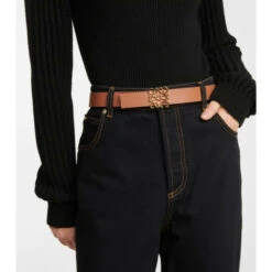 Loewe Anagram Reversible Leather Belt