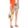 Loewe Leather-trimmed Raffia Tote