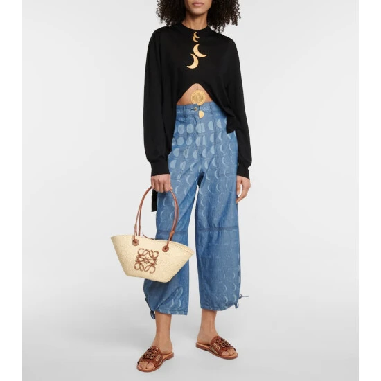 Loewe Paula's Ibiza Anagram Small Basket Bag - Image 4