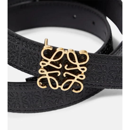 Loewe Anagram Reversible Leather Belt - Image 2
