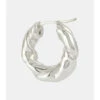 Loewe Twisted Sterling Silver Hoop Earrings