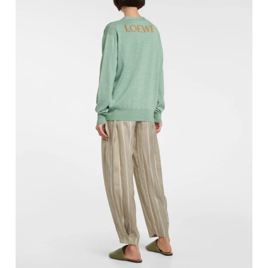 Loewe X Howl's Moving Castle Heen Wool And Cashmere Cardigan - Image 3