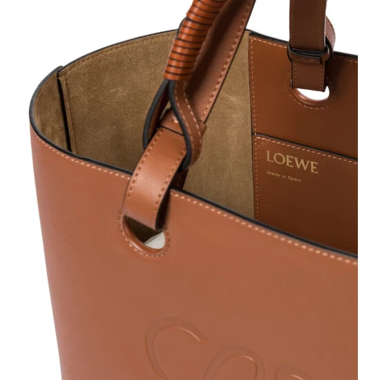 Loewe Anagram Leather Tote - Image 2