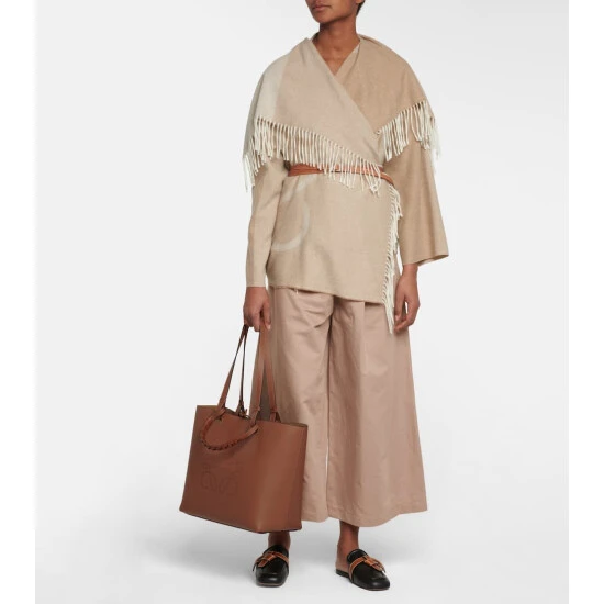 Loewe Anagram Leather Tote - Image 4