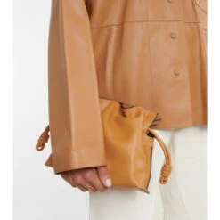 Loewe Flamenco Mini Leather Clutch