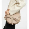 Loewe Gate Dual Small Leather And Jacquard Shoulder Bag