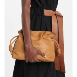 Loewe Flamenco Leather Clutch