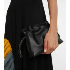 Loewe Flamenco Mini Leather Clutch