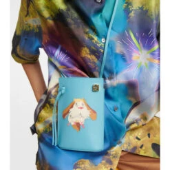 Loewe X Howl's Moving Castle Heen Dice Pocket Leather Crossbody Bag