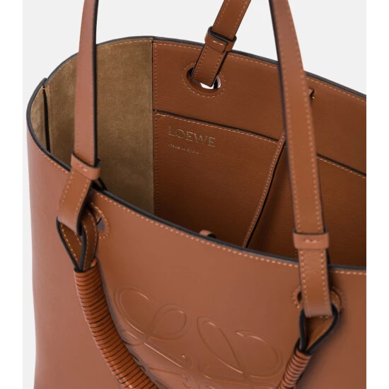 Loewe Anagram Small Leather Tote - Image 2
