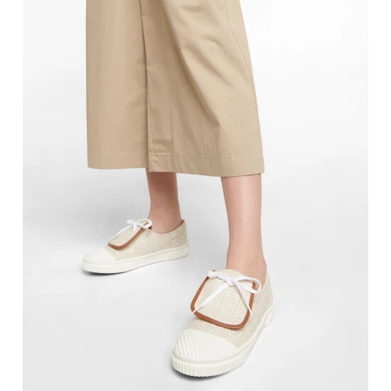 Loewe Anagram Canvas Sneakers - Image 3