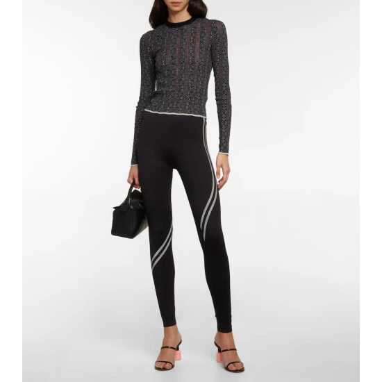 Loewe High-rise Logo Leggings