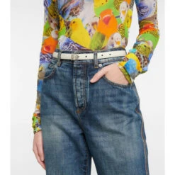 Loewe Anagram Leather Belt