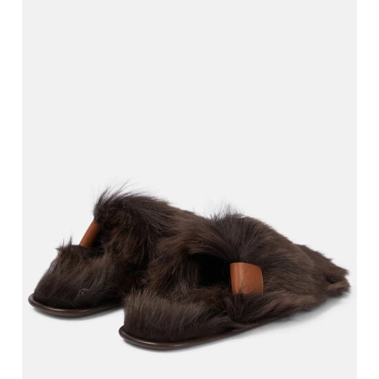 Loewe Shearling Slippers - Image 2
