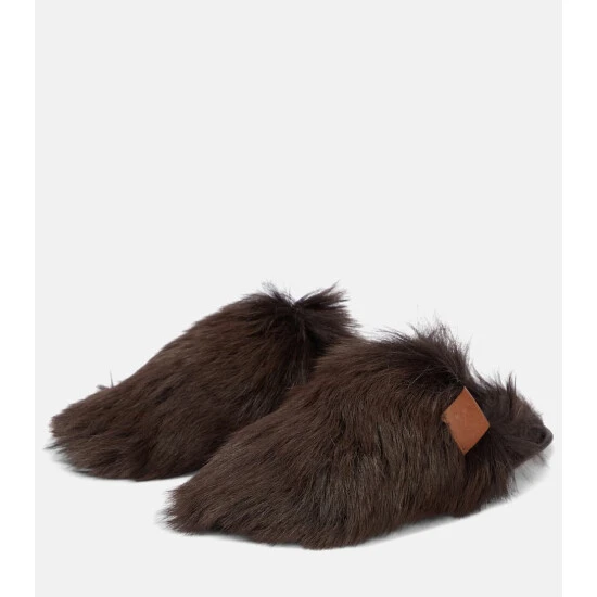 Loewe Shearling Slippers - Image 4