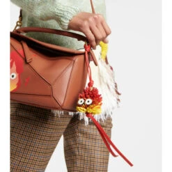 Loewe X Howl's Moving Castle Calcifer Leather Bag Charm