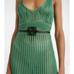 Loewe Paula's Ibiza Anagram Slim Leather Belt