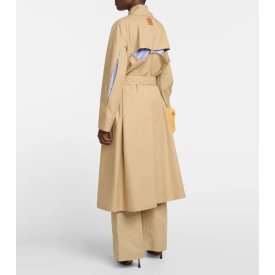 Loewe Double-breasted Cotton Trench Coat - Image 2