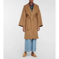 Loewe Belted Wool And Cashmere Coat