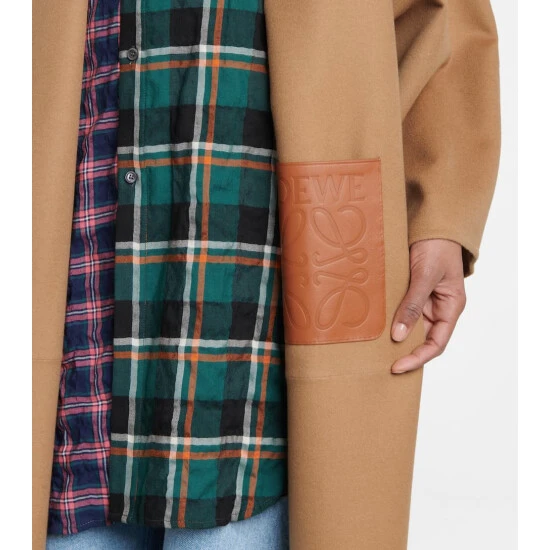 Loewe Belted Wool And Cashmere Coat - Image 4