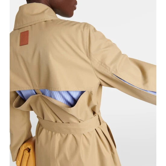 Loewe Double-breasted Cotton Trench Coat - Image 5