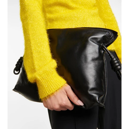 Loewe Flamenco Puffer Leather Clutch