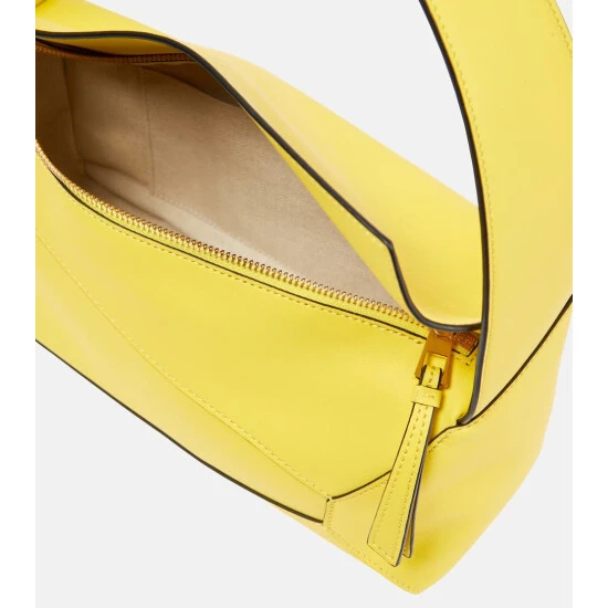 Loewe Puzzle Slouchy Leather Shoulder Bag - Image 2