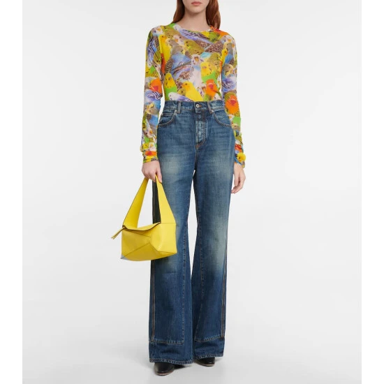 Loewe Puzzle Slouchy Leather Shoulder Bag - Image 4