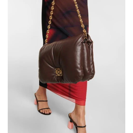 Loewe Goya Puffer Small Leather Shoulder Bag