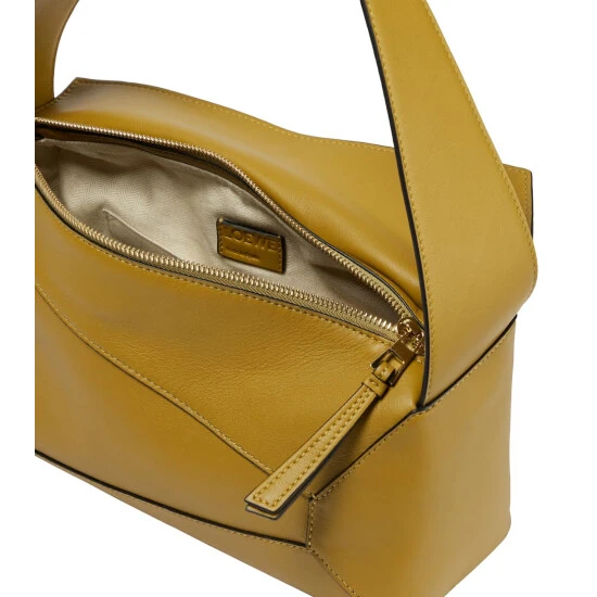 Loewe Puzzle Slouchy Leather Shoulder Bag - Image 2