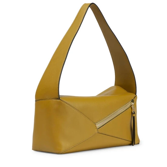 Loewe Puzzle Slouchy Leather Shoulder Bag - Image 3