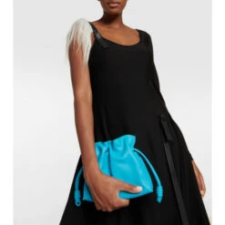 Loewe Flamenco Mini Leather Clutch