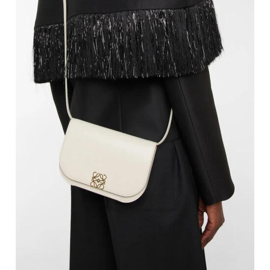 Loewe Goya Accordion Leather Clutch