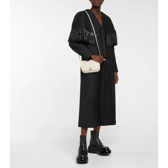 Loewe Goya Accordion Leather Clutch - Image 4