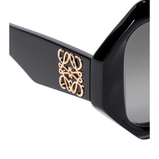 Loewe Anagram Hexagonal Sunglasses