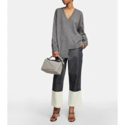 Loewe Anagram Asymmetric Cashmere Sweater