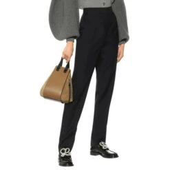 Loewe Hammock Small Suede And Leather Shoulder Bag